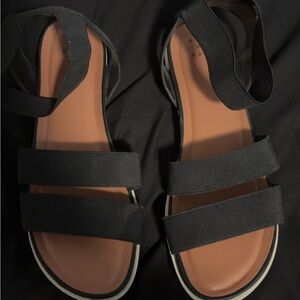 Black Strappy Sandals